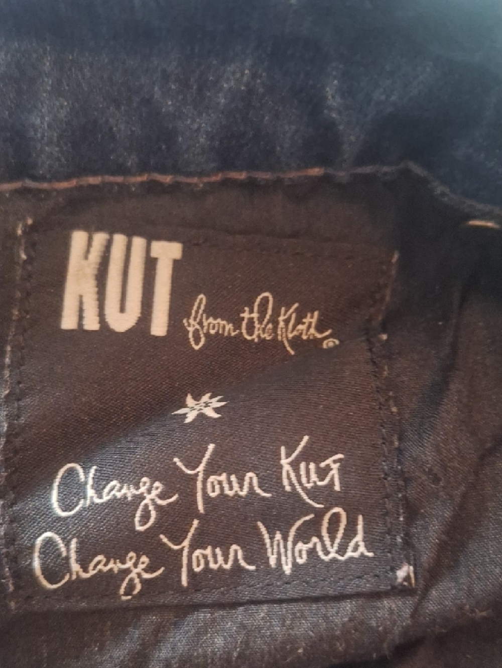 Kut from the Kloth Dark Blue Cropped Jeans - Picture 6 of 10